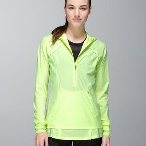 Neon Green Hooded Pullover